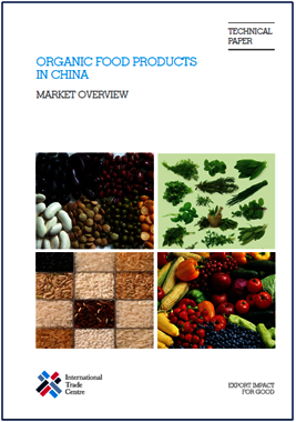 Cover of the 2011 ITC study on organic food from China
