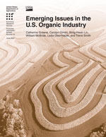 Cover of the report 'Emerging Issues in the U.S. Organic Industry'