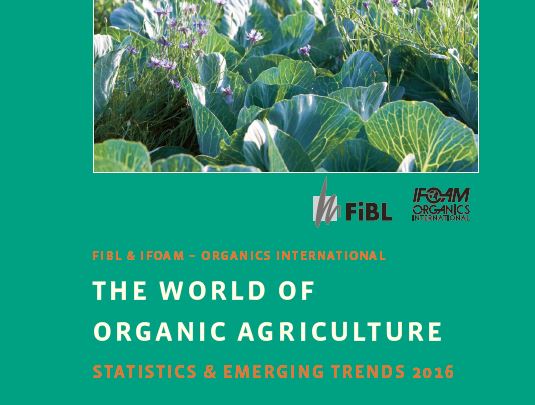 Cover "The World of Organic Agriculture 2016"