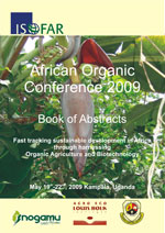 Cover Book of Abstracts, African Organic  Conference